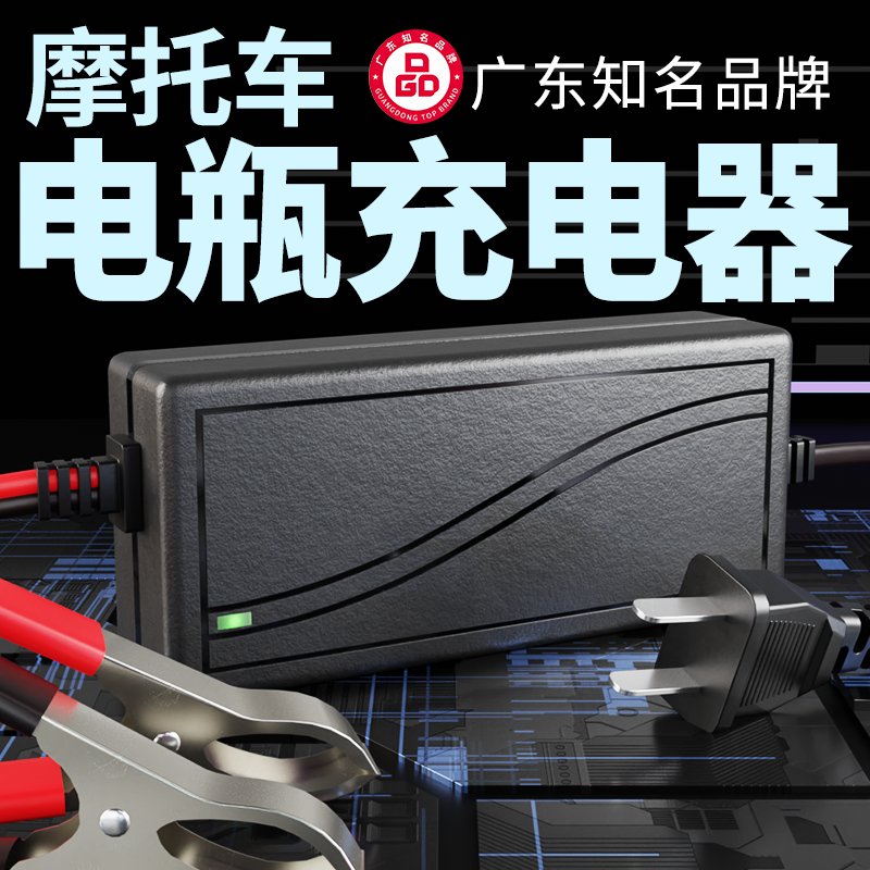 纯铜汽车货车电瓶充电器12V24V：给你的车充上满满的电！