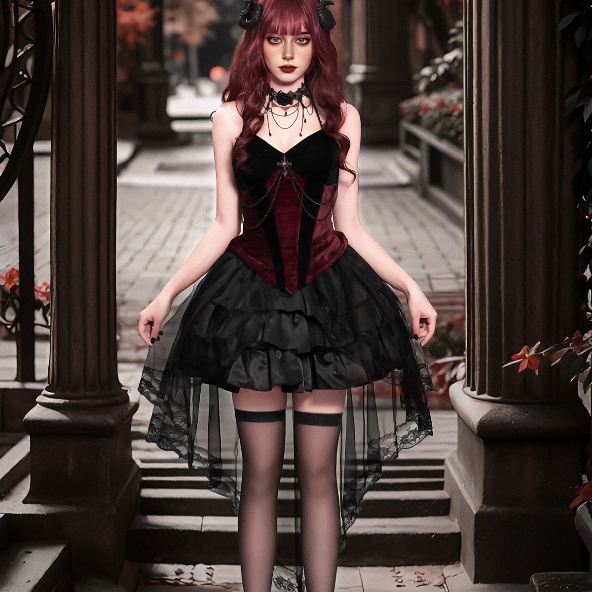 Laluna Doll四分mdd哥特风《古堡女爵》套装：穿越时空的神秘魅力