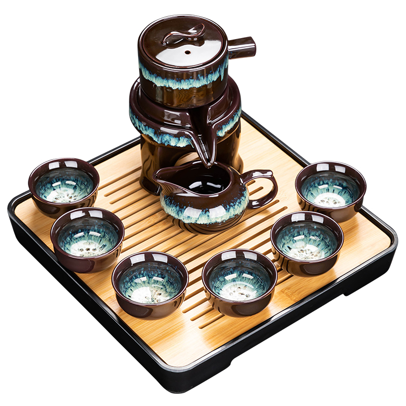 中古风陶瓷茶具套装：复古美学与现代生活的完美融合，乔迁新居必备神器！