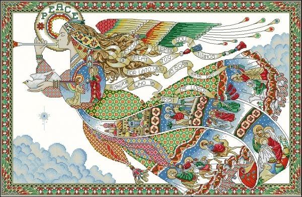 DW和平天使十字绣：XSD格式电子图纸重绘，开启你的手工艺术之旅！