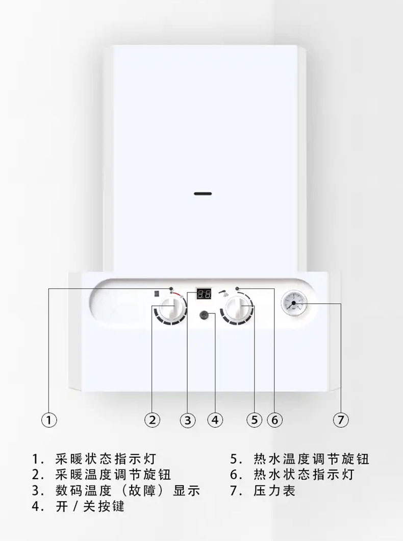 ROC诺科壁挂炉优雅系列：冬季温暖神器，20kw/24kw升级款壁挂炉，取暖必备！