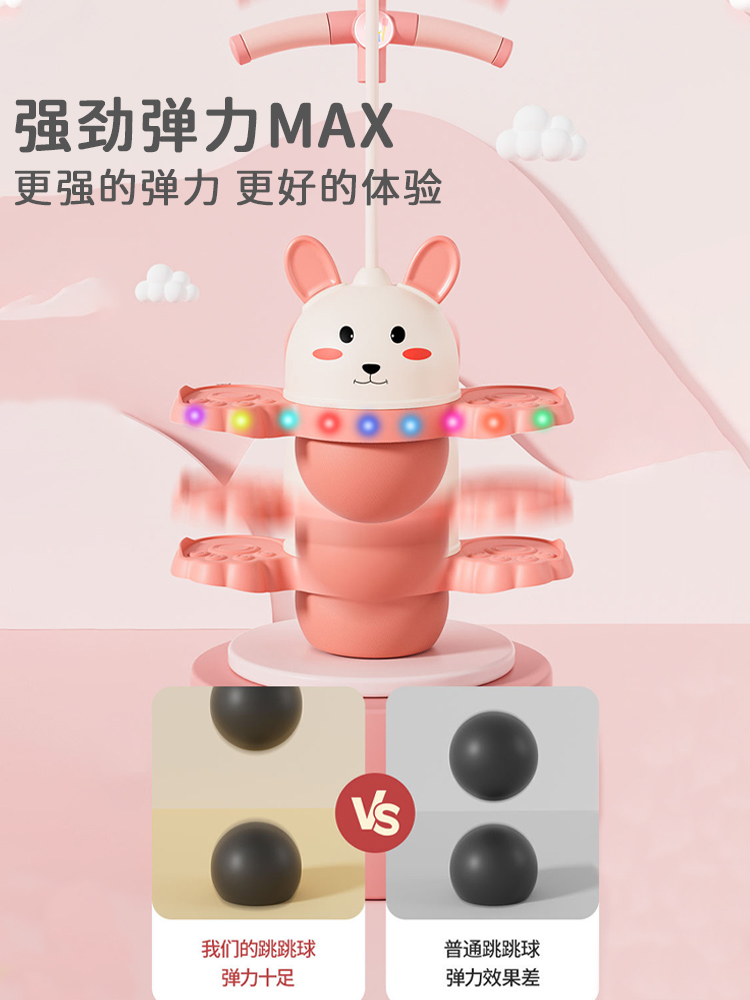 跳跳球：儿童弹力跳跳平衡弹跳球，大人小孩都能玩的健身神器！