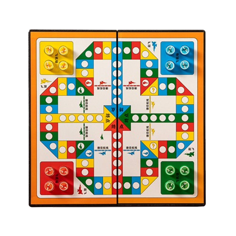 飞行棋+五子棋+跳棋，小学生必备！磁吸多合一棋类大全，玩转童年智慧！