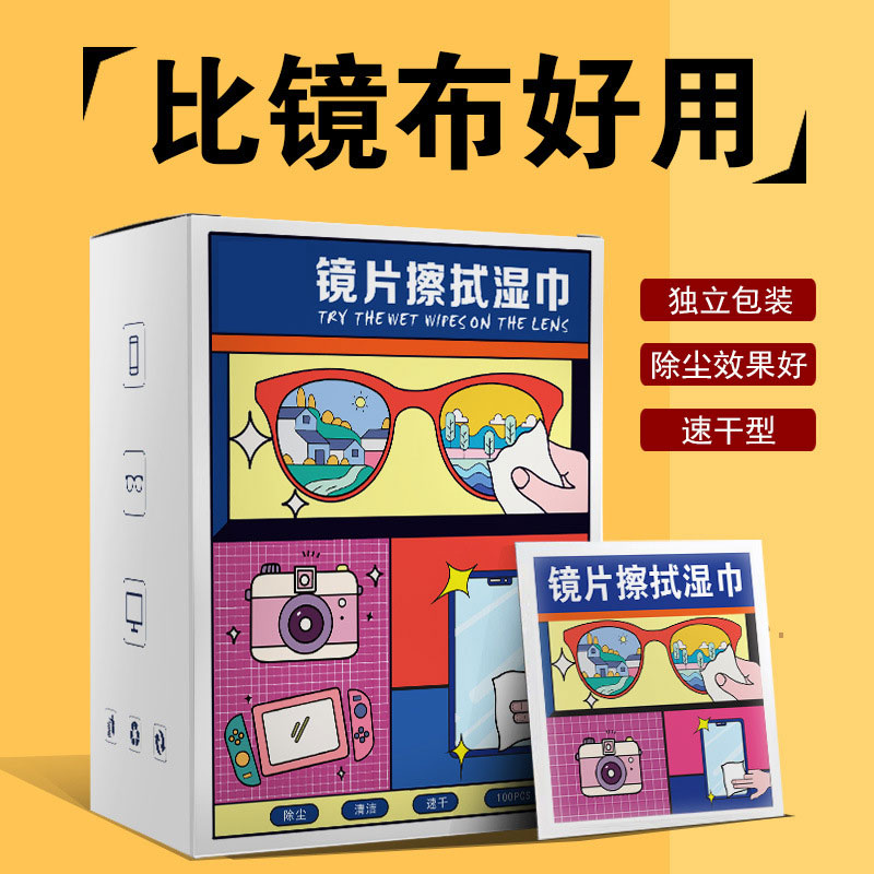 眼镜清洁湿巾防雾擦镜纸：告别模糊视界，迎接清晰未来！