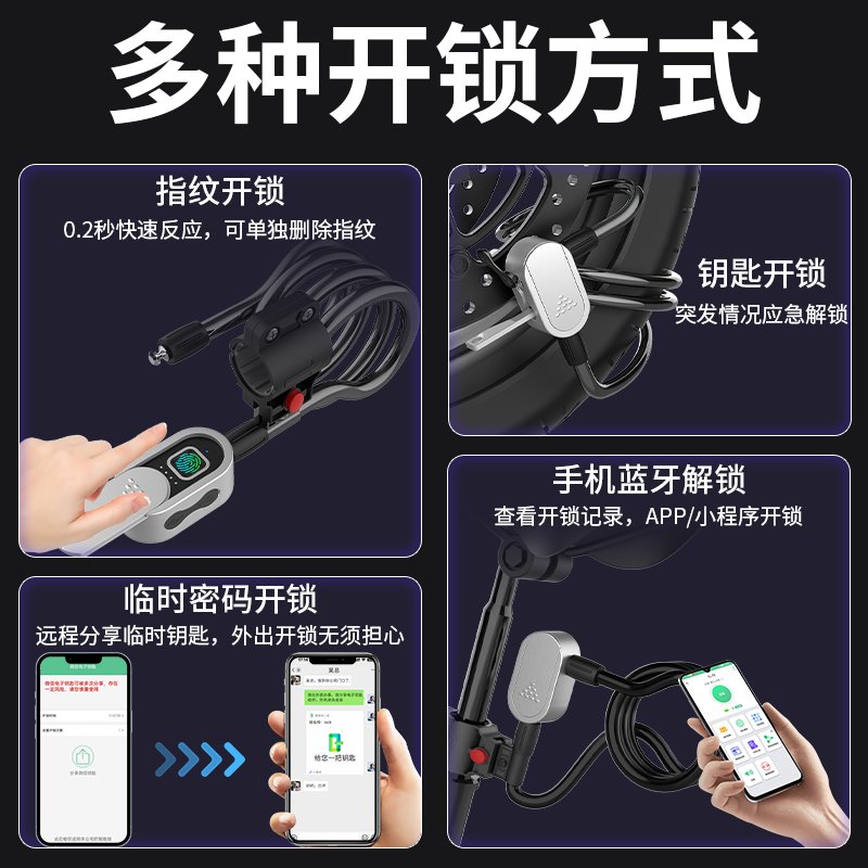 捷安特喜德盛自行车锁：解锁骑行安全新姿势，防盗便携两不误！