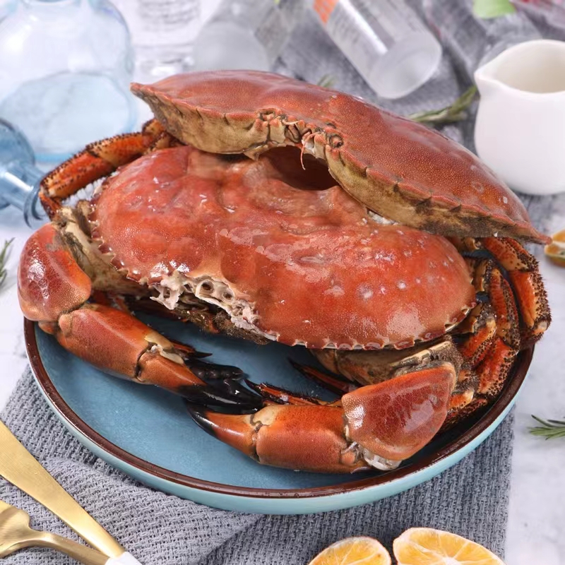 蓝海面包蟹：黄金满黄道蟹，一口鲜甜，带你领略大海的味道