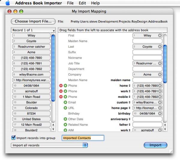 Address Book Importer2.0.8
