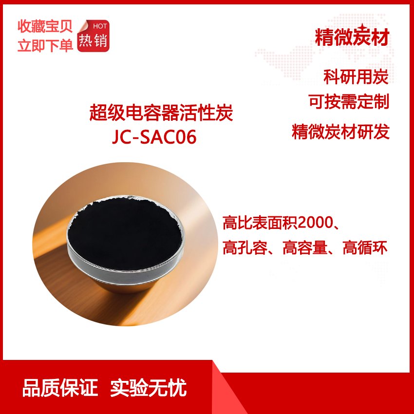 揭秘超电容炭SAC06：高比表面、高微孔电极材料，锂电界的明日之星！