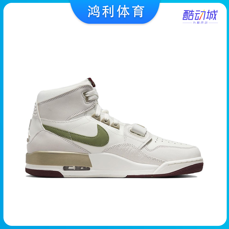 Nike耐克男鞋秋季Jordan Legacy 312白绿高帮篮球鞋：潮流与性能的完美结合