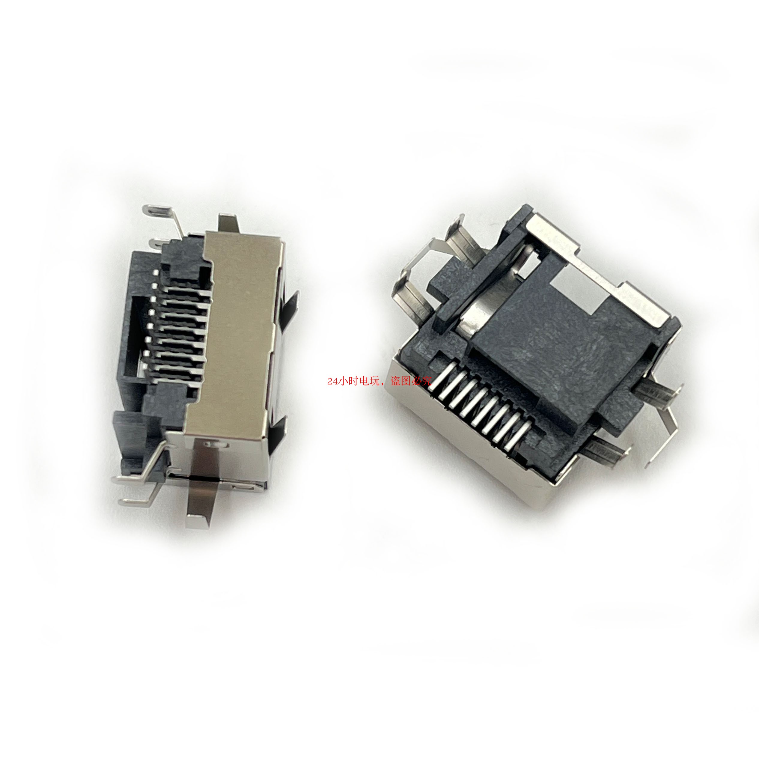 原装PS4, PS5游戏主机RJ45网络接口8针有线连接器件尾插母座维修全攻略！