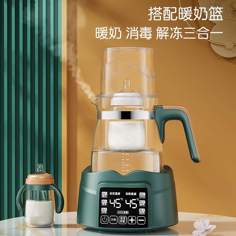 婴儿恒温调奶器：智能保温冲奶神器，新手爸妈必备的热水宝典！