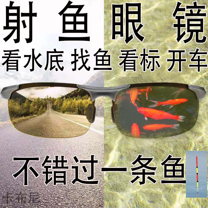 偏光日夜两用钓鱼太阳镜：智能司机的福音，感光变色眼镜的黑科技魅力！