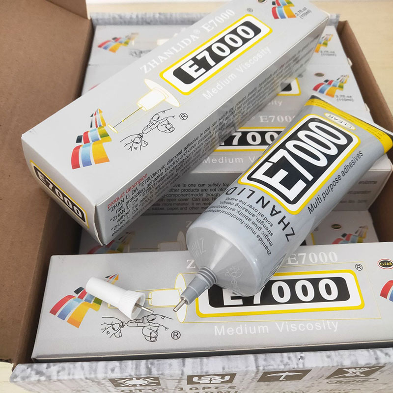 E7000布料专用胶水：手工DIY粘衣服Logo、印花图案、贴钻黏皮革包包的终极攻略！