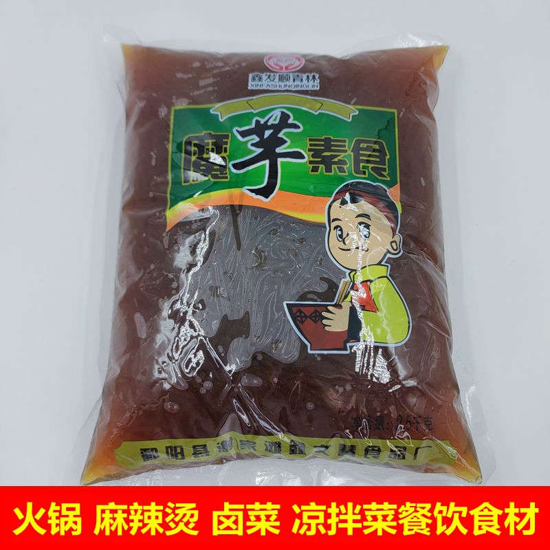 魔芋素食素海蜇丝：火锅麻辣烫新宠，5斤装水晶粉丝开启素食新食尚！