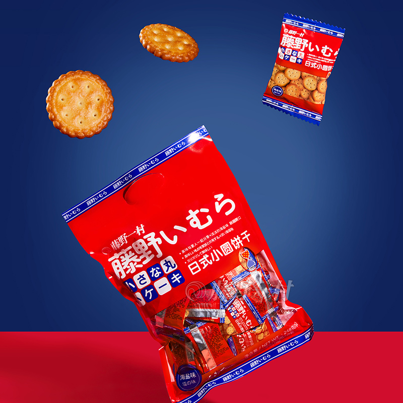 藤野一村日式小圆饼：网红奶盐米勒，一口酥脆，带你领略日式风味！✨