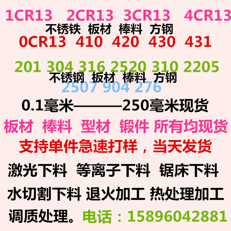 不锈铁板材圆棒料 vs 不锈钢板：谁才是工业界的“钢铁侠”？