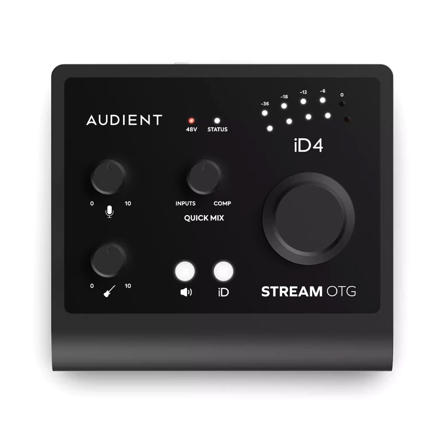 Audient iD4/iD14Stream OTG：手机电脑直播神器，K歌录音编曲全搞定！