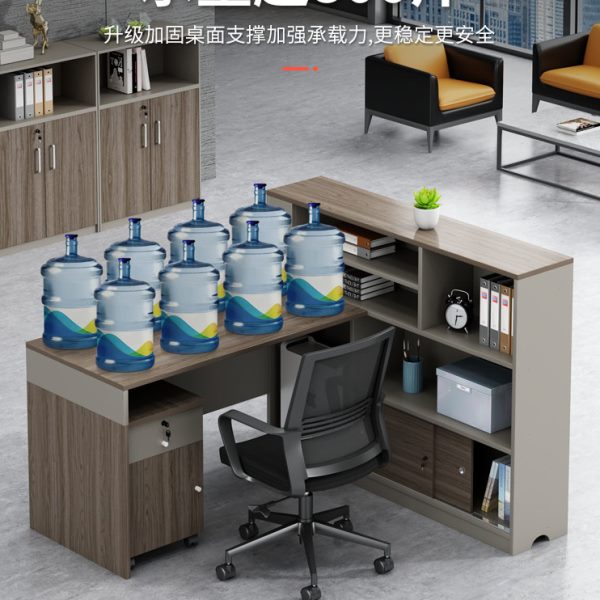 职员办公桌椅组合：简约现代，打造高效办公空间！