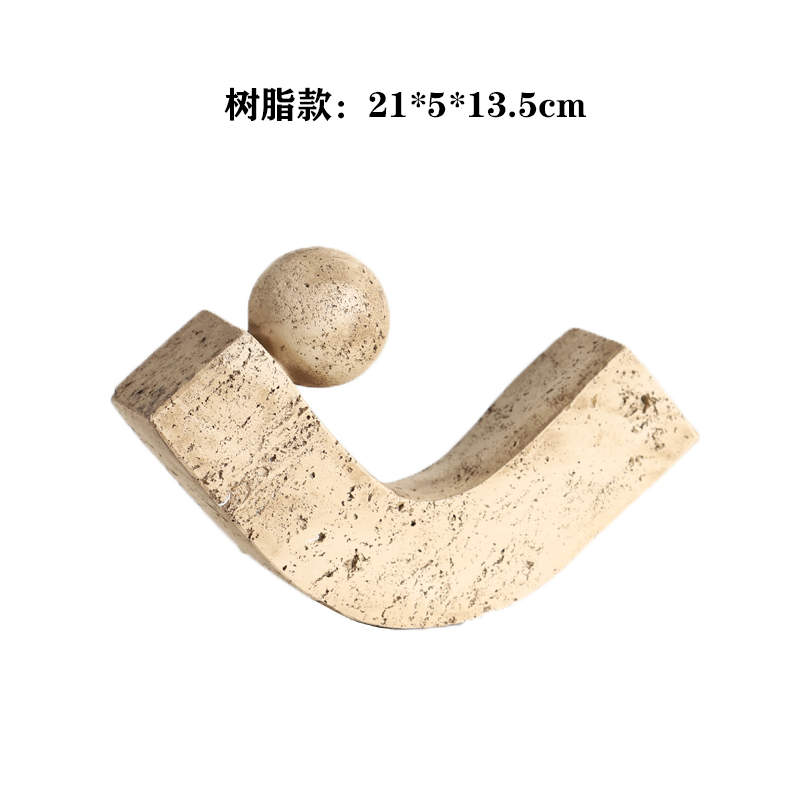 侘寂风复古黄洞石摆件：打造你的艺术生活空间