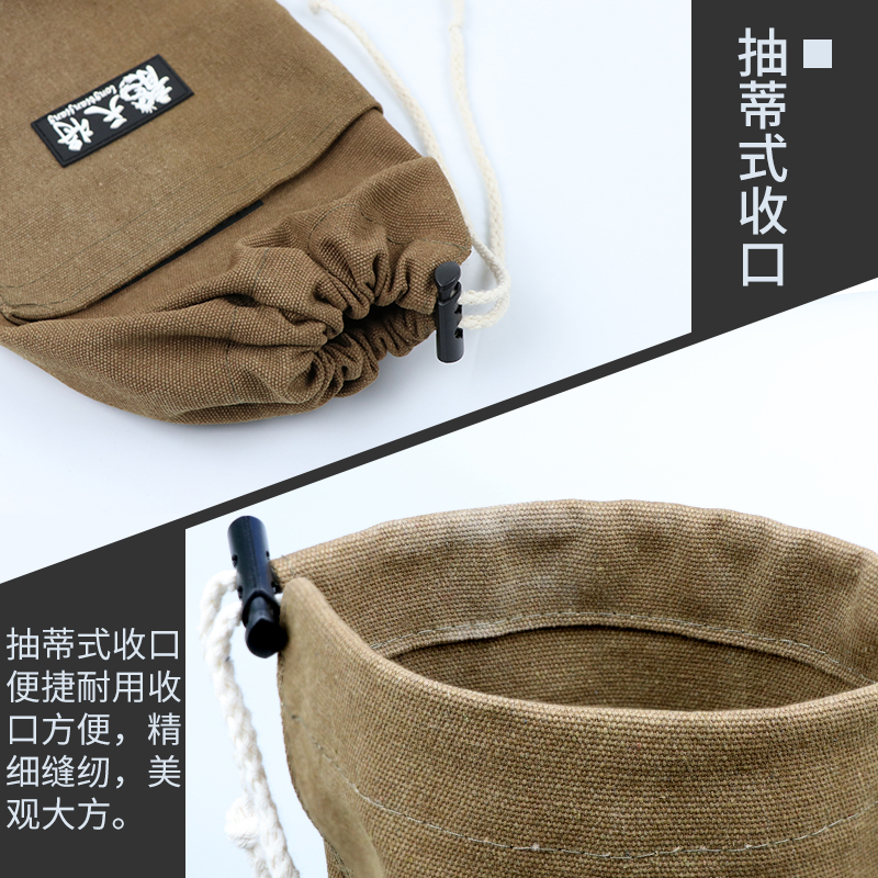 龙天将钓鱼伞包帆布竿包鱼竿袋：户外钓鱼的终极保护神，耐磨加厚折叠轻便型便携渔具收纳包！