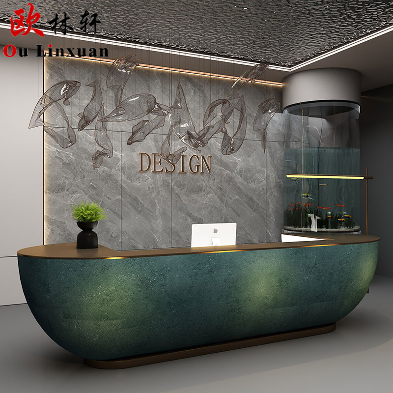 仿石纹收银台：如何打造既美观又实用的商业前台设计？