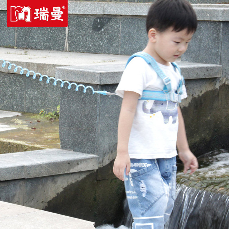 遛娃神器大揭秘：防走失带牵引绳儿童安全背带，遛娃新潮流！