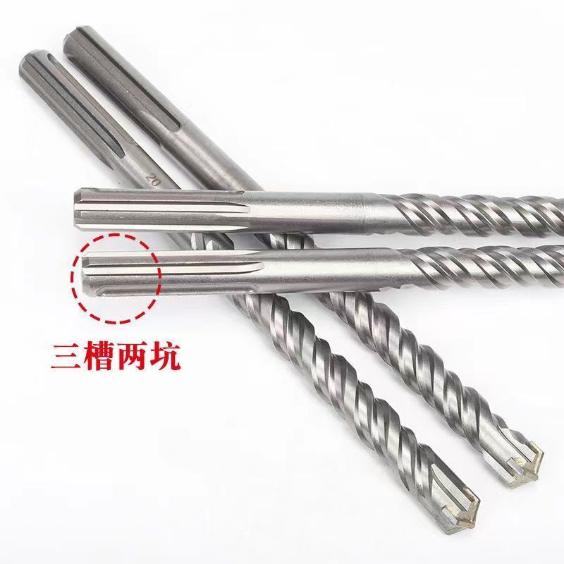 五坑四刃电锤钻头：解锁建筑工地神器，280-1200mm长度全解析！