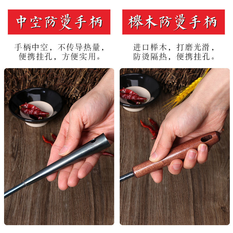 传统纯手工锻打铁铲：找回童年记忆，健康炒菜新选择！