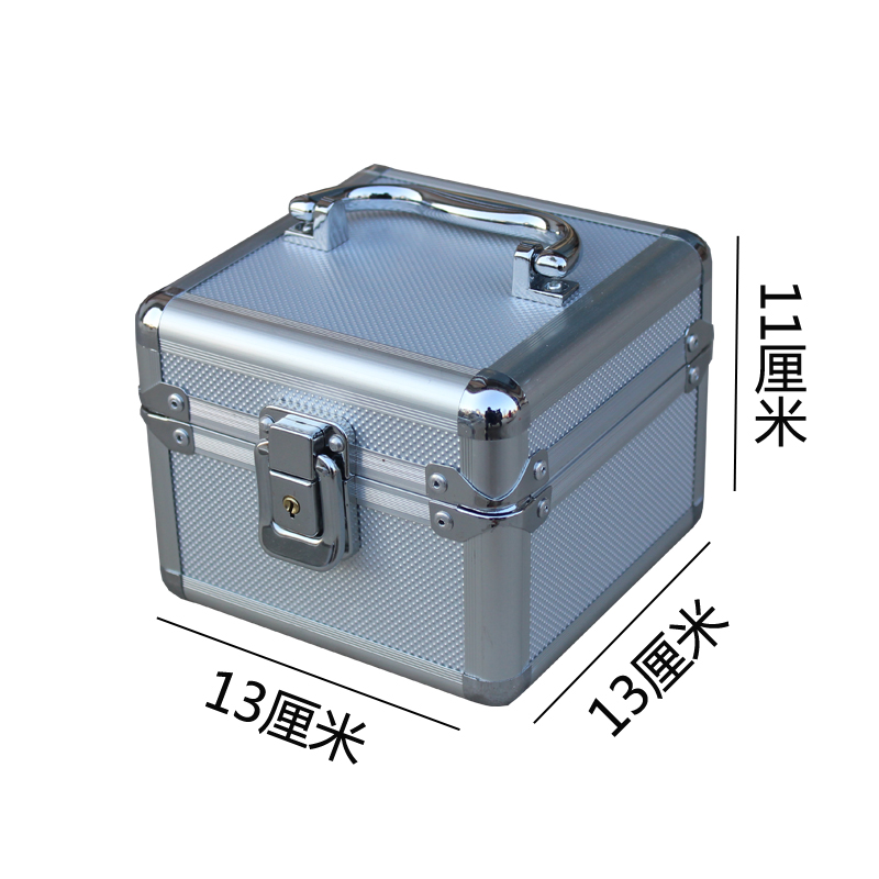 财务神器：多功能铝合金印章盒，4枚印章收纳箱，你的财务专用保险柜！