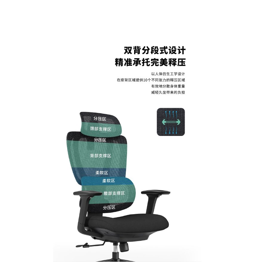 傲风C3头枕电竞椅真香警告！透气不闷热，坐一天都不累！
