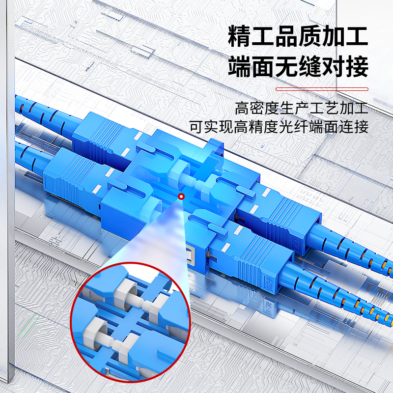 威普达SC-SC适配器：光纤跳线对接神器，保护盒里的黑科技！