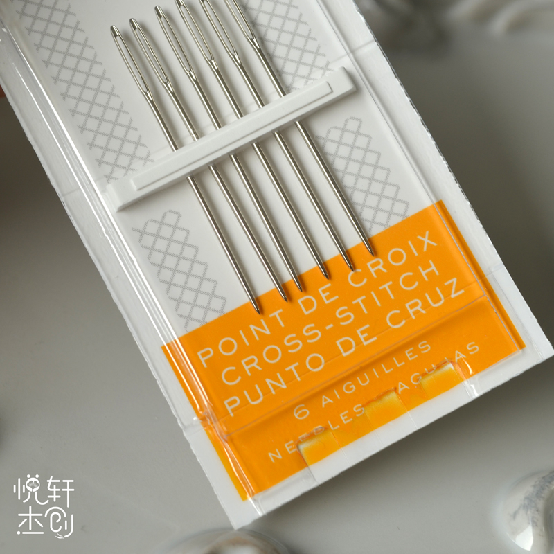 法国DMC十字绣针26#24#，一盒6根，解锁手工艺术的新大门！