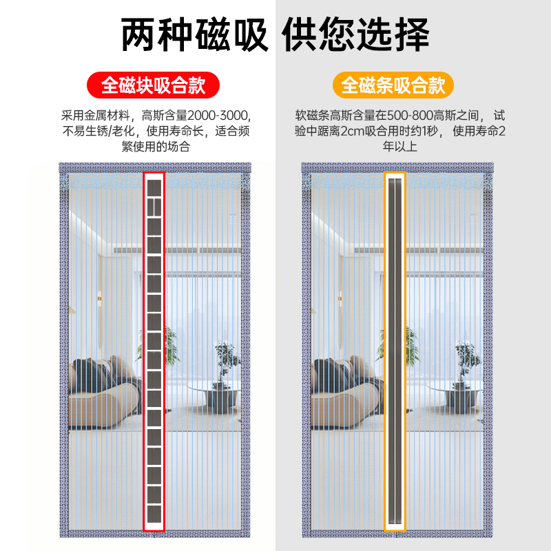 亏本直销高档金刚纱门帘，强力磁铁防蚊神器，你还在等什么？