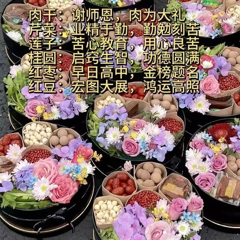 束修之礼：圆形黑色束修六礼礼盒，感恩师恩的极致表达！