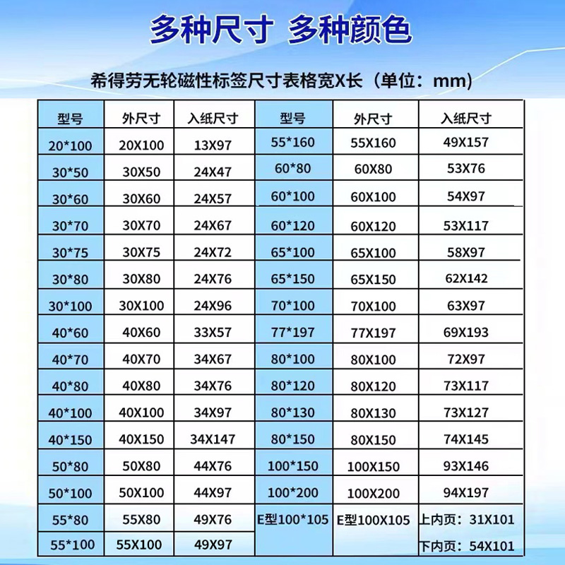强磁性材料卡货架标识牌：超市仓储管理神器，高效又美观！✨