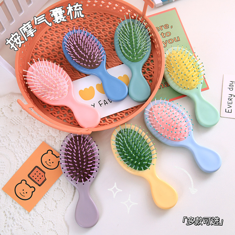 糖果色小顺发气垫梳，定制LOGO美发神器，头皮按摩新体验！✨