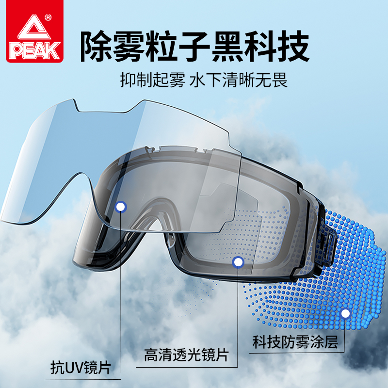 专业游泳近视防雾泳镜A：告别模糊，畅游无阻的秘密武器！