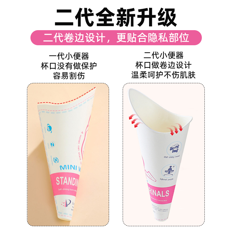 女性一次性小便器：站立尿尿神器，解放双手，轻松解决外出难题！✨