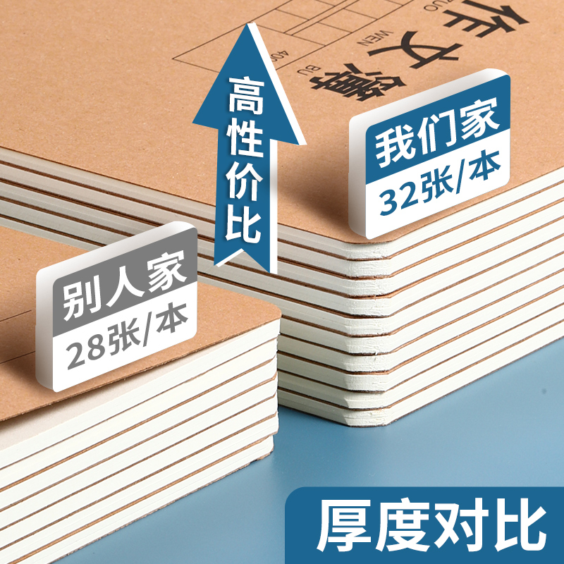 16K作文本真的香！小学生语文作业本天花板来了！这波不买亏哭