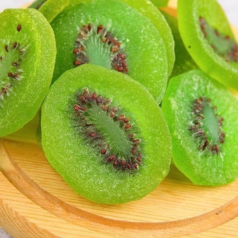 猕猴桃干无糖无添加：陕西特产黄心奇异果干，零食界的健康新宠！