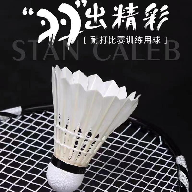 羽毛球12支装6个装耐打羽毛球：白色黑色室外学训练比赛球，究竟哪个更适合你？