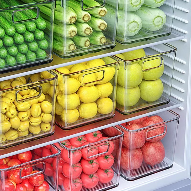 食品级冰箱收纳盒：厨房整理神器，保鲜果蔬、冷冻食材一盒搞定！