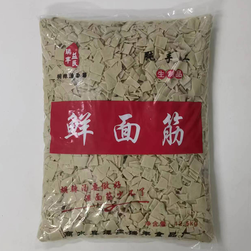 纯手工胡辣汤的灵魂——湿面筋片，早餐店必备神器！