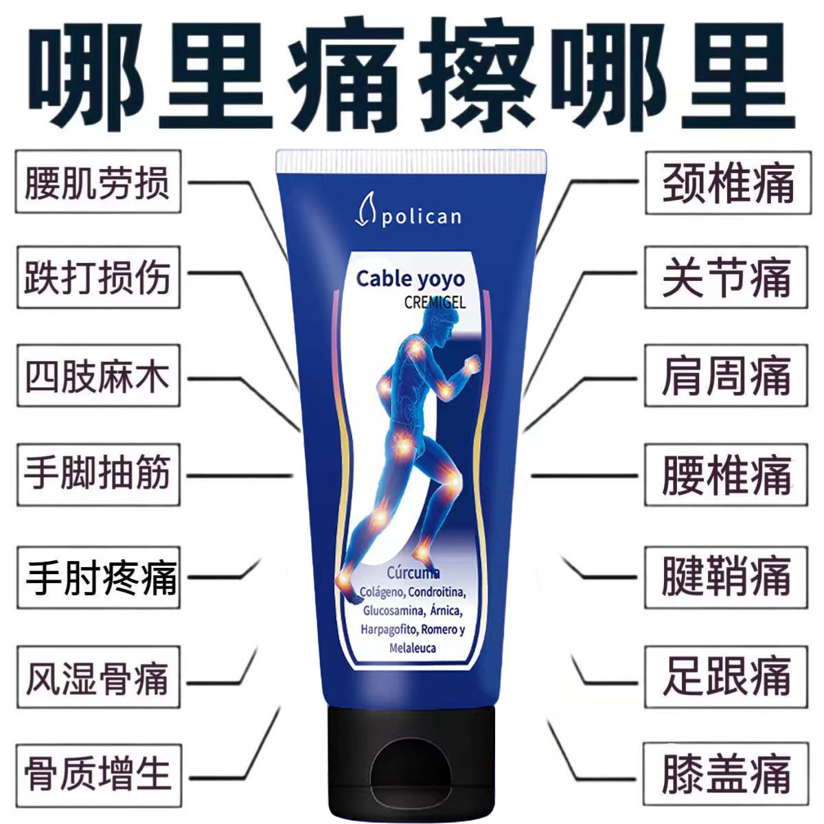 西班牙小蓝管氨糖凝露：膝盖救星，运动达人的必备神器！‍♂️