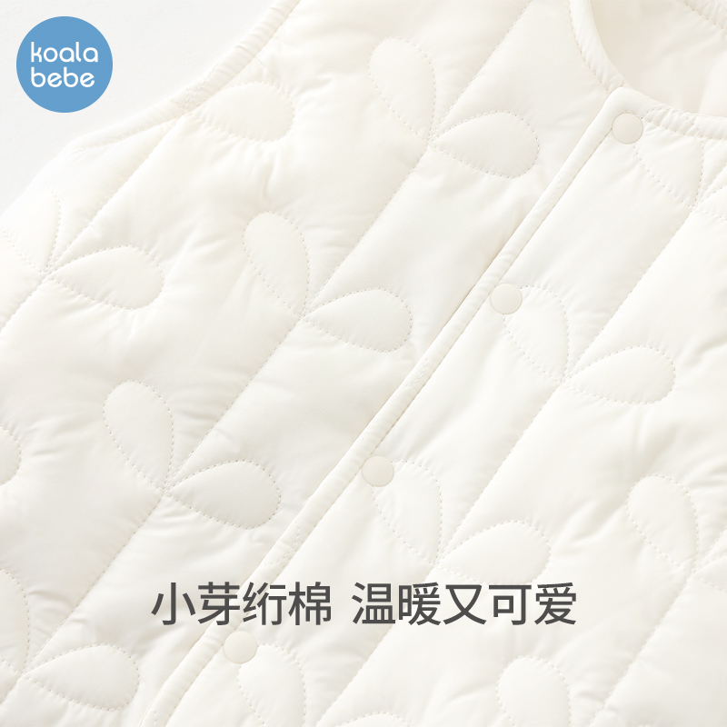 考拉鼻鼻[可爱马甲·夹棉保暖]：宝宝秋冬必备，温暖又百搭的小心机！