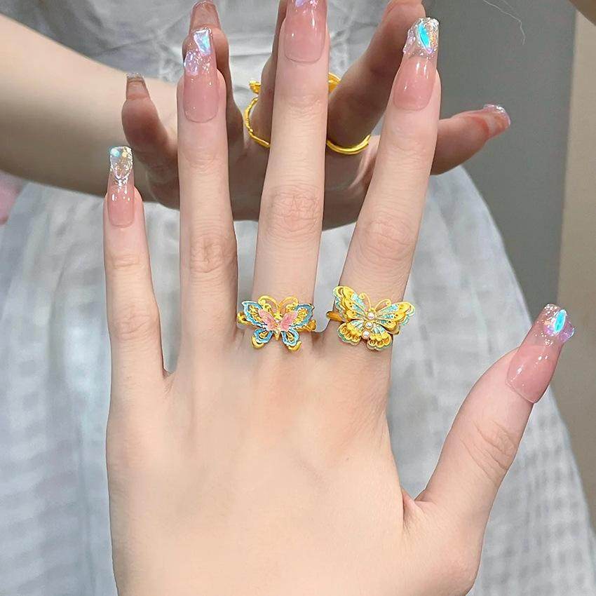 【官方正品】曼卡龙慕璨天使之翼黄金女戒指：璀璨夺目的梦幻之选