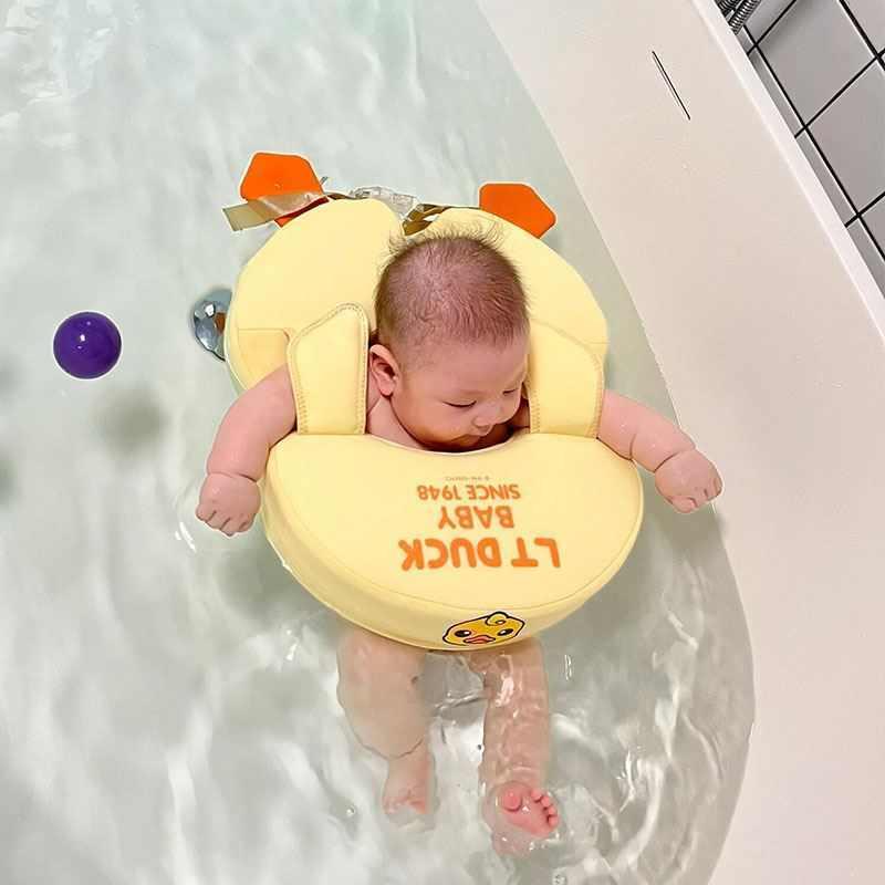 婴儿游泳圈大揭秘：腋下小月龄宝宝泳圈，3个月婴幼儿必备加厚防侧翻神器！