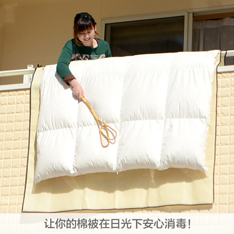 被子晾晒垫铺阳台栏杆防尘晒被子神器，无纺布折叠垫晒棉被隔脏垫子，告别脏被子烦恼！