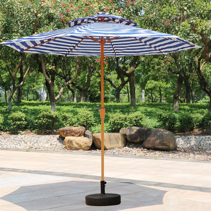 户外中柱伞：遮阳避雨，打造完美阳台花园！️