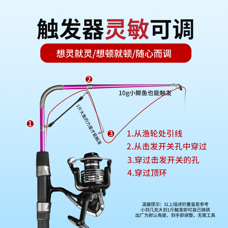 新款自动钓鱼竿：便携神器，开启你的垂钓新纪元！